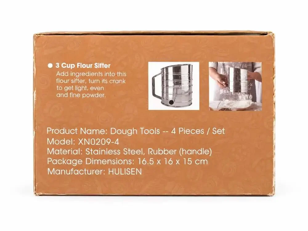 HULISEN Professional Baking Dough Tools - - 5 Pieces / Set